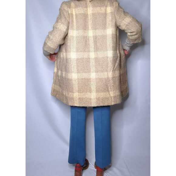 LILLI ANN Wool Knit Jacket Coat 60s 70s Lilli Ann San Francisco Tisse a Paris XS - Picture 4 of 9